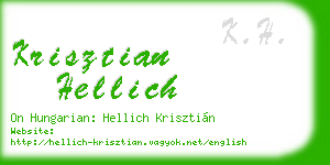 krisztian hellich business card